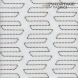 Heritage Fabric Sydney Dark Linen - 100% Polyester Turkey Horizontal: 3.25" and Vertical: 3.25" 54" - My Fabric Connection -