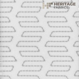 Heritage Fabric Sydney Silver - 100% Polyester Turkey Horizontal: 3.25" and Vertical: 3.25" 54" - My Fabric Connection -