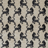 Marcus William Fabric Africa 2 Black/Tan KAI/MARCUS WILLIAM BOTANICAL ESCAPE 47%COT 28%NYL 25%POL INDIA Horizontal: 13.750 and Vertical: 18.875 54 in - My Fabric Connection -