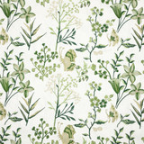 Stout Fabric Biran 3 Spring COMFORTABLE LIVING SPRING/MOSS 100%COT %VEMB INDIA Horizontal: 17.375 and Vertical: 11.875 51.5 in - My Fabric Connection -