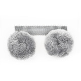 Stout Trim Bubble Tassel Fringe 4 Slate SMALL WONDERS TRIM 94%ACR 6%SVI CHINA Horizontal: 2.750 and Vertical: 0.000 2.75 in - My Fabric Connection -