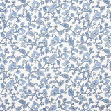 Carole Fabric Almost Got It Harbor Artisan Base: 100% Cotton. Embr: 78% Viscose, 22% Poly INDIA 15 1/4" V, 25 3/4" H HD 52" - My Fabric Connection -