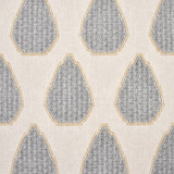 Carole Fabric Might Have Known Black Pepper Artisan 36% Polyester, 26% Cotton, 22% Viscose, 16% Linen CHINA 27" V, 13 1/2" H 55" - My Fabric Connection -