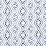 Carole Fabric More Involved Cadet Bluebell 66% Cotton, 34% Polyester India 7 7/8" V, 9 7/8" H 50" - My Fabric Connection -