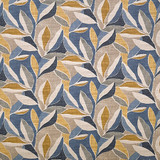 Carole Fabric Let Them Fall Sapphire Dawn & Dusk 100% Cotton Pakistan 12 1/2" V, 13 1/2" H HD 54.5" - My Fabric Connection -