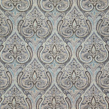 Carole Fabric Paisley Place Indigo Dawn & Dusk 75% Cotton, 25% Linen Pakistan 18" V, 6 1/2" H HD 54" - My Fabric Connection -