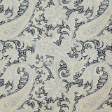 Carole Fabric Paisley Statement Indigo Dawn & Dusk 100% Cotton-SSR Pakistan 25 1/4" V, 27 1/2" H 54" - My Fabric Connection -