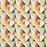 Carole Fabric See The Effect Gem Dawn & Dusk Base: 50% Polyester, 50% Cotton, Embr: 100% Polyester India 6 5/8" V, 6 3/8" H 52" - My Fabric Connection -