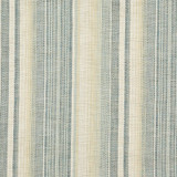 Carole Fabric Boardwalk Stripe Sea Breeze Dewdrop 100% Polyester India 13 1/2" H 55" - My Fabric Connection -