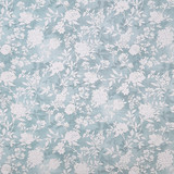 Carole Fabric Calming Breath Dream Blue Dewdrop 75% Cotton, 25% Linen-Soil Repellent Pakistan 25" V, 13 1/4" H HD 54" - My Fabric Connection -