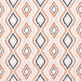 Carole Fabric More Involved Sunrise Harvest 66% Cotton, 34% Polyester India 7 7/8" V, 9 7/8" H 50" - My Fabric Connection -