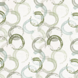 Carole Fabric Another Round Spa Jade 45% Cotton, 35% Rayon, 16% Polyester, 4% Linen India 15 1/4" V, 12 3/4" H 52" - My Fabric Connection -