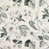 Carole Fabric Believe In You Loden Jade 55% Linen, 45% Rayon-SSR Printed & Finished In Usa 27" V, 27" H HD 54" - My Fabric Connection -