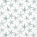 Carole Fabric On A Sea Star Harbor Jade 100% Cotton Pakistan 12 1/4" V , 27 1/4" H 54" - My Fabric Connection -