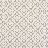 Carole Fabric Simply Styled Metal Moonstone 100% Cotton-Soil Repellent Usa 8 3/4" V, 9" H HD 56.5" - My Fabric Connection -