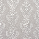 Carole Fabric With Honor Heather Grey Moonstone 64% Polyester, 36% Cotton India 15 3/8" V, 25" H 50.75" - My Fabric Connection -