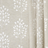 Carole Fabric Act Of Kindness Natural Perfect Balance Base: 36% Ctn,35% Linen,17% Visc,12% Poly. Embr: 50% Visc,50% Ctn India 9 1/2" V, 6 1/4" H HD 52" - My Fabric Connection -