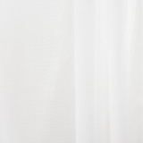 Carole Fabric Jet Away Brilliant White Sheer Basics III 100% Polyester- Weighted Hem Turkey None 126" - My Fabric Connection -