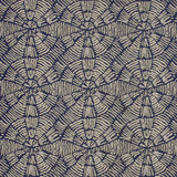 Carole Fabric Unforgettable Time Navy State Of The Art 100% Polyester CHINA 7 1/8" V, 7" H 55" - My Fabric Connection -