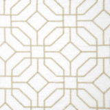 Maxwell Fabric Ravenna 532 Silt SHEER PATHS 100% POLYESTER TURKEY  V-9.25" H-9.5" 118" EMB. WIDTH 110"  - My Fabric Connection -
