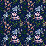 RM CoCo Fabric Wildflower Multi Navy ColorWorks Spring 2022 RM Studio See Sample 0 Horizontal: 13.5 and Vertical: 13.5 0 - My Fabric Connection -