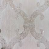 Europatex Fabric Dazzle Damask Golden White Dazzle 100% Polyester 118.00 inches - My Fabric Connection -