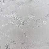 Europatex Fabric Dazzle Marble Silver White Dazzle 100% Polyester 118.00 inches - My Fabric Connection -