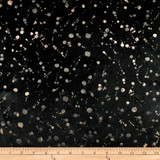 Europatex Fabric Embellished Dott Black Embellished 100% Polyester 26.8" H, 23" V 118.00 inches - My Fabric Connection -