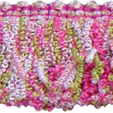 Europatex Fabric Amelia Fuchsia Hoopla 100% Polyester 1.50 inches - My Fabric Connection -