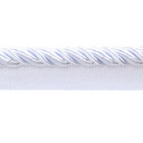Europatex Fabric Aster Pure White Bouquet 100% Polyester 0.50 inches - My Fabric Connection -