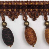 Europatex Fabric Colmar Java Les Marches 45% Wood, 25% Polyester, 25% Rayon, 5% Plastic 3.00 inches - My Fabric Connection -