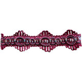 Europatex Fabric Coray Wine Le Petite 100% Polyester - My Fabric Connection -