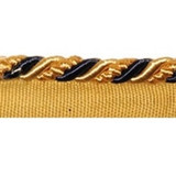 Europatex Fabric Cord 565 Navy Cord 100% Polyester 0.38 inches - My Fabric Connection -