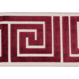 Europatex Fabric Labyrinth Crimson Labyrinth 100% Polyester 7.00 inches - My Fabric Connection -
