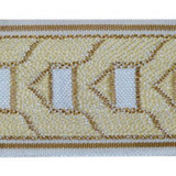Europatex Fabric Pantheon Creme Brule Tapes Decor 100% Polyester 2.00 inches - My Fabric Connection - Europatex Fabric Pantheon Creme Brule Tapes Decor 100% Polyester 2.00 inches - My Fabric Connection -