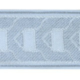 Europatex Fabric Pantheon White Tapes Decor 100% Polyester 2.00 inches - My Fabric Connection -