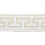 Europatex Fabric Pergola Embroidered Tape Nougat Pergola 100% Solution Dyed Acrylic 2.75 inches - My Fabric Connection -