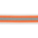 Europatex Fabric Pergola Striped Tape Coral Pergola 100% Solution Dyed Acrylic 1.50 inches - My Fabric Connection -