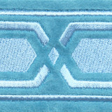 Europatex Fabric Roman Key Aqua Roman Key 100 % Polyester 2.00" 2.00 inches - My Fabric Connection -