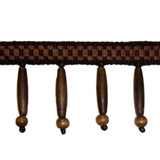 Europatex Fabric ST5050 Natural Primitive 100% Wood 2.50 inches - My Fabric Connection -