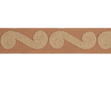 Europatex Fabric Togo Rust Tribal Delicates 60% Polyester, 20% Jute, 20% Polyester 2.00 inches - My Fabric Connection -