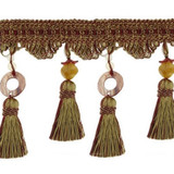 Europatex Fabric Vegas Treasure Coral 40% Polyester, 40% Rayon, 20% Acrylic 2.50 inches - My Fabric Connection -