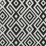House Fabric 28162 Prism Black Cushion Furniture Drapery Fabrics > Jacquards - Indoor Outdoor 100% Polypropylene USA or Imported Vertical - 7" Horizontal- 9 1/4" 54" - My Fabric Connection -