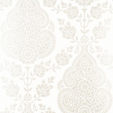 Anna French Wallpaper Balmuccia Damask Pearl AT57863 Wallpaper </p><p>Repeat: V: 21.00"(53.34 cm) 20.50"(52.07 cm) - My Fabric Connection -