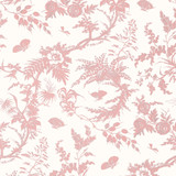 Anna French Wallpaper Newlands Toile Blush AT57835 Wallpaper </p><p>Repeat: V: 36.00"(91.44 cm) 27.00"(68.58 cm) - My Fabric Connection -
