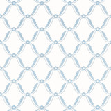 Anna French Wallpaper Tate Trellis Soft Blue AT57881 Wallpaper </p><p>Repeat: V: 6.25"(15.88 cm) 27.00"(68.58 cm) - My Fabric Connection -