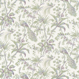 Anna French Fabric Peacock Toile Green and Plum AF57829 Fabric </p><p>Repeat: V: 35.50" (90.17 cm) 54.00" (137.16 cm) - My Fabric Connection -