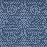 Thibaut Fabric Chamomile Navy F914315 Fabric 100% Cotton THAILAND 20000 </p><p>Repeat: V: 16.5 54 - My Fabric Connection -