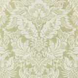 Thibaut Wallpaper Chardonnet Damask Spring Green T72587 Wallpaper Non-Woven Vinyl Wallpaper U.S.A. - </p><p>Repeat: V: 27 27 - My Fabric Connection -