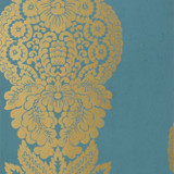 Thibaut Wallpaper Rowan Damask Metallic Gold on Peacock T89133 Wallpaper Non Woven Wallpaper UNITED KINGDOM - </p><p>Repeat: V: 25 20.5 - My Fabric Connection - Thibaut Wallpaper Rowan Damask Metallic Gold on Peacock T89133 Wallpaper Non Woven Wallpaper UNITED KINGDOM - </p><p>Repeat: V: 25 20.5 - My Fabric Connection -